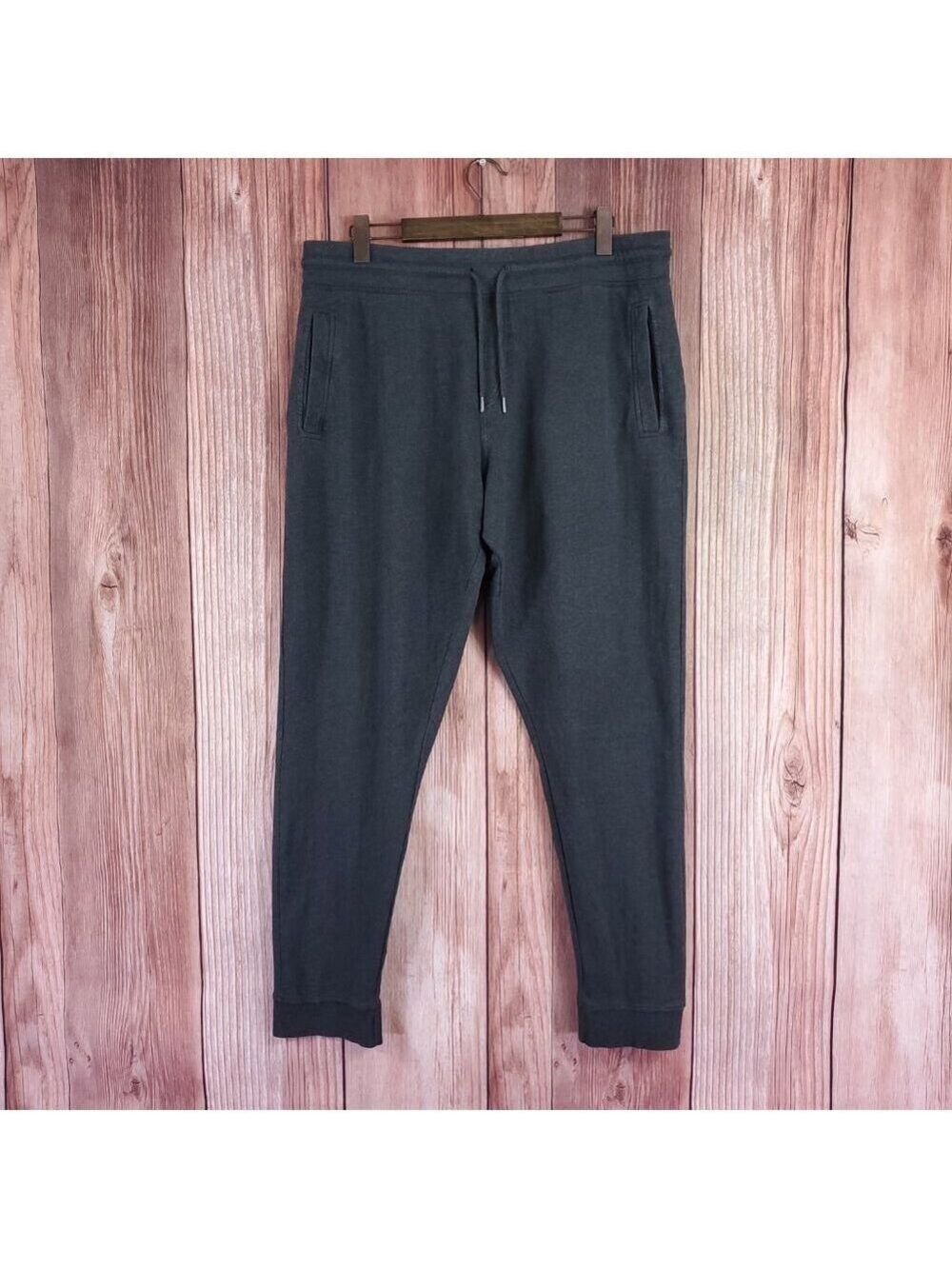 *READ* Peter Millar Mens XL Lava Wash Garment Dyed Joggers Pants Gray MA23B41